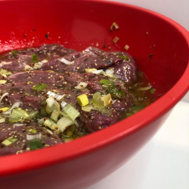 MARINADE BAVETTES DE BOEUF