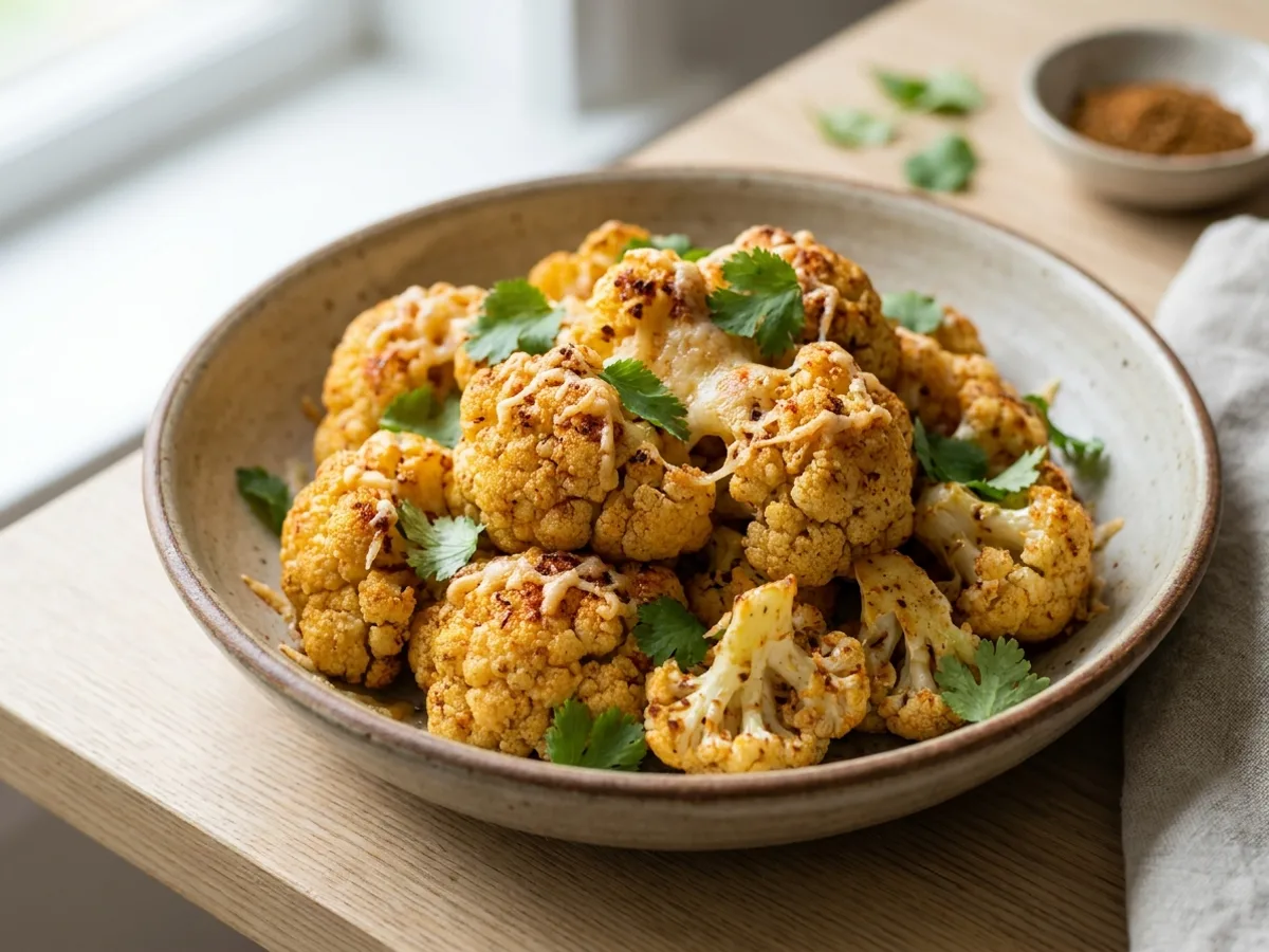 Chou fleur rôti keto