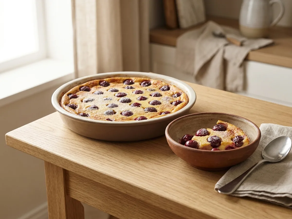 Clafoutis céto aux cerises