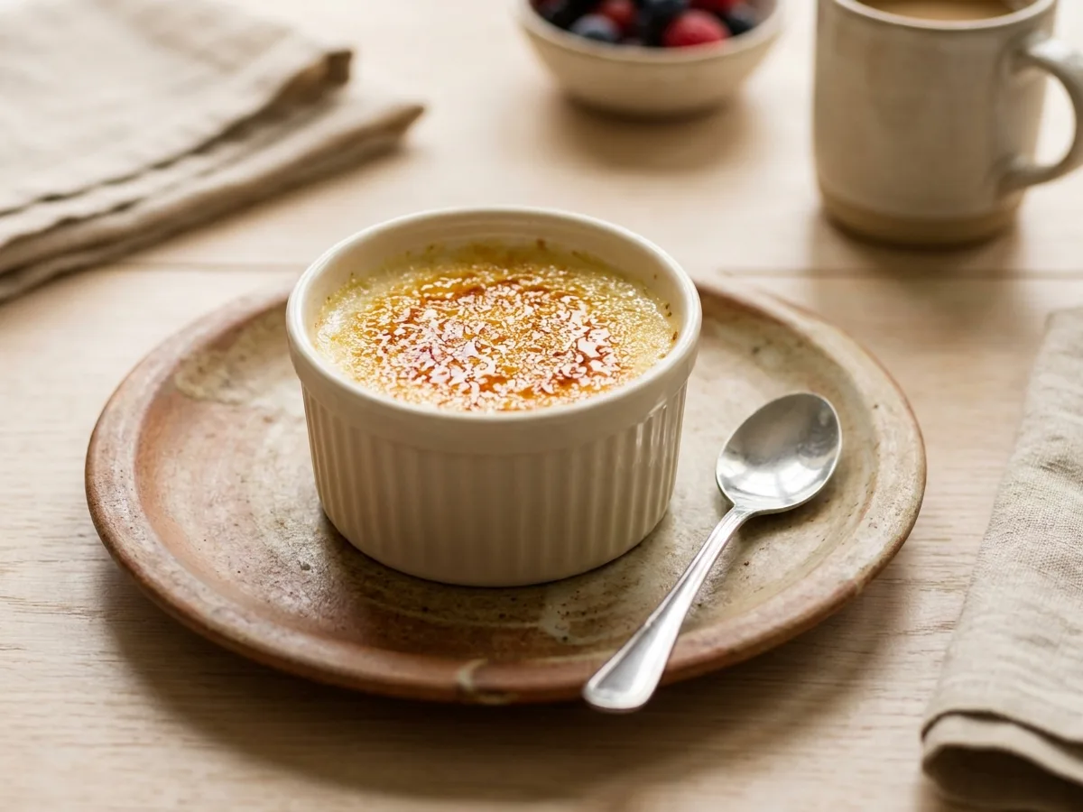 Crème brûlée keto