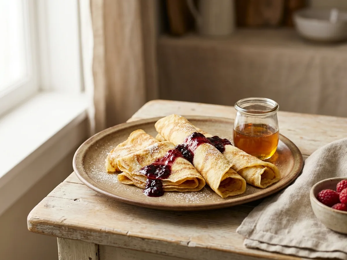 Crêpes céto à la whey