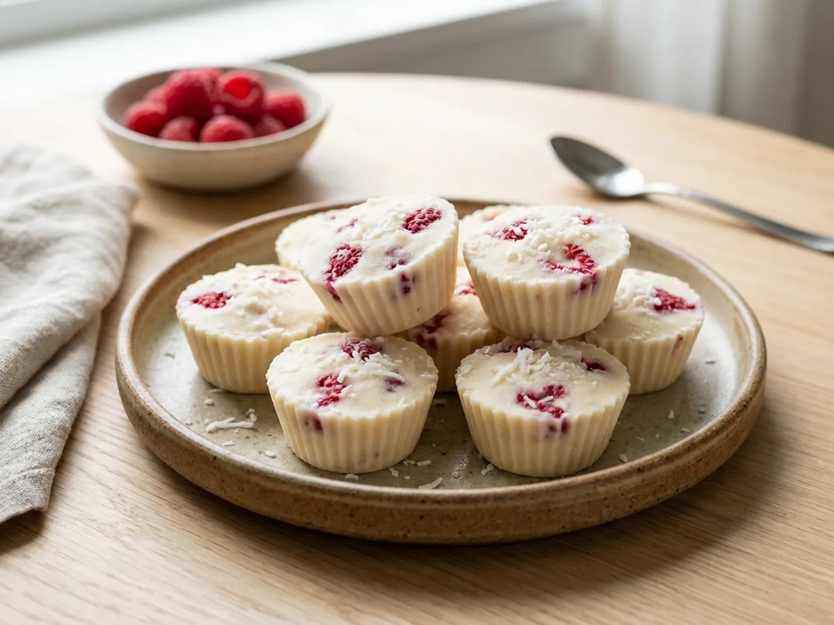 fatbomb aux framboises et noix de coco