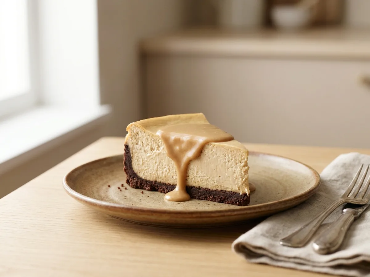 Gâteau au fromage praliné