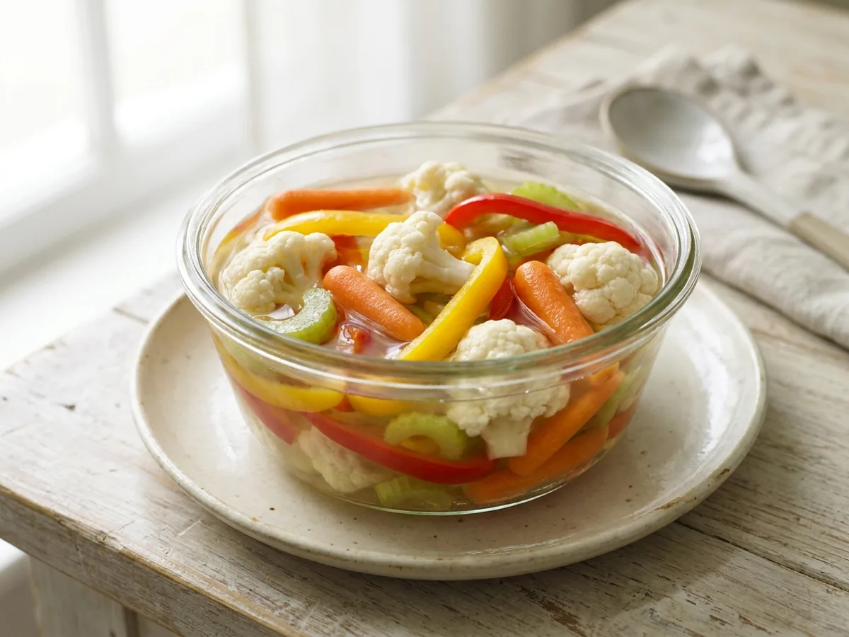 Marinade de légumes